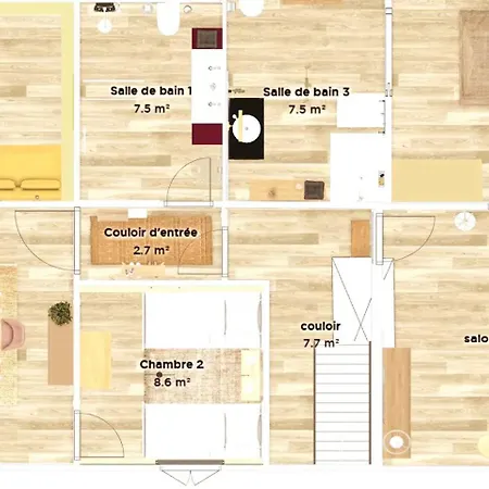 Dom wakacyjny Grand Pomme D'api Et D'amour-6 A 12 Personnes *